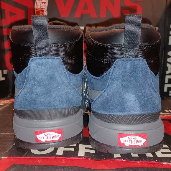 VANS Men\'s 8.5/Women\'s 10 UltraRange Exo Hi MTE-1 Dress Blues Black/Orange main image 9